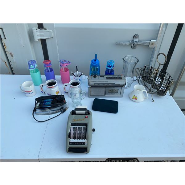 Calculator, Iron, Radio, Drinkware, Water Bottles and Vase