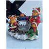 Image 6 : Christmas Figurines, Candleholders, and Ornaments Lot