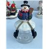Image 7 : Christmas Figurines, Candleholders, and Ornaments Lot