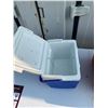 Image 3 : Coleman Poly-Lite Cooler Set – Blue and Orange Hard Coolers