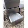 Image 4 : IKEA LACK Set: (2) Side Tables & 3-Drawer Chest, Black Finish