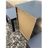 Image 7 : IKEA LACK Set: (2) Side Tables & 3-Drawer Chest, Black Finish