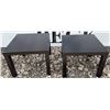 Image 8 : IKEA LACK Set: (2) Side Tables & 3-Drawer Chest, Black Finish