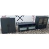 Image 1 : Three Black IKEA Storage Units, Various Sizes