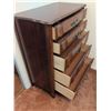 Image 5 : Malcolm Cherry Wood Five-Drawer Tallboy Dresser