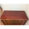 Image 7 : Malcolm Cherry Wood Five-Drawer Tallboy Dresser