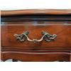 Image 3 : Malcom Cherry Nightstands w/ Brass Handles & Lower Shelf