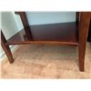 Image 5 : Malcom Cherry Nightstands w/ Brass Handles & Lower Shelf