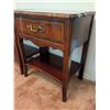 Image 8 : Malcom Cherry Nightstands w/ Brass Handles & Lower Shelf