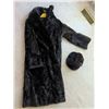 Image 3 : Luxury Midnight Mink Outerwear Collection Fedora & Trench (M-L)