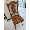 Image 11 : Vintage Fir Dining Table with Removable Leaf and Four Chairs