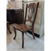 Image 13 : Vintage Fir Dining Table with Removable Leaf and Four Chairs