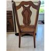 Image 14 : Vintage Fir Dining Table with Removable Leaf and Four Chairs