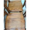 Image 18 : Vintage Fir Dining Table with Removable Leaf and Four Chairs