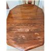 Image 20 : Vintage Fir Dining Table with Removable Leaf and Four Chairs