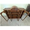 Image 4 : Wood And Glass Curio Display Cabinet With Four Doors