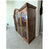 Image 6 : Wood And Glass Curio Display Cabinet With Four Doors