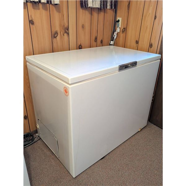Admiral Chest Freezer with Food Contents