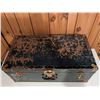 Image 10 : Metal Marine Strongbox Trunk with Brass Hardware