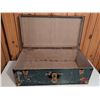 Image 11 : Metal Marine Strongbox Trunk with Brass Hardware