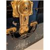 Image 5 : Metal Marine Strongbox Trunk with Brass Hardware