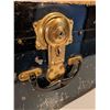 Image 6 : Metal Marine Strongbox Trunk with Brass Hardware