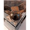 Image 8 : Metal Marine Strongbox Trunk with Brass Hardware