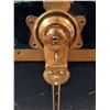 Image 2 : Blue Metal Steamer Trunk with Brass Hardware