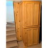 Image 1 : Tall Solid Wood Double Cabinet
