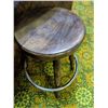 Image 6 : Wooden Bar Stools with Metal Footrest, Made in Yugoslavia