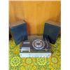 Image 1 : Lloyd's Model R858 AM-FM 8 Track Cassette Turntable Stereo System with Speakers