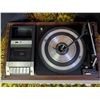 Image 3 : Lloyd's Model R858 AM-FM 8 Track Cassette Turntable Stereo System with Speakers
