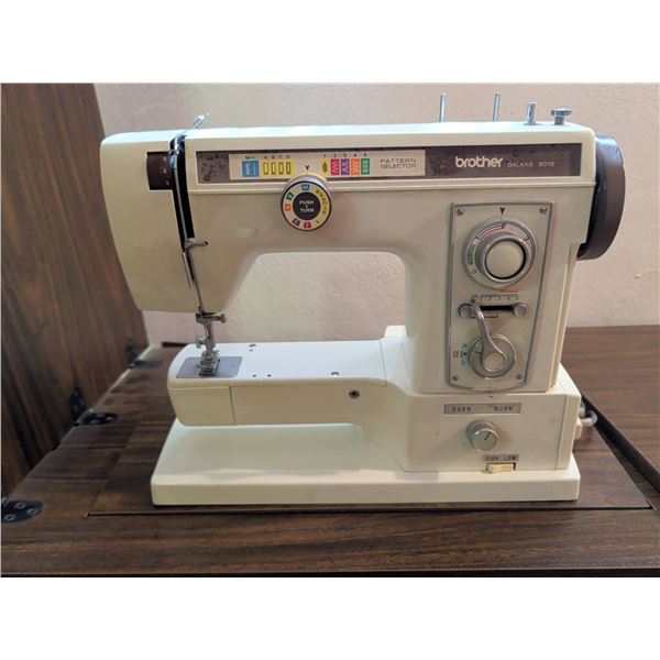 Brother Galaxie 8015 Sewing Machine with Table and Accessories