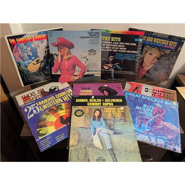 Country and Western Vinyl Records, Various Artists