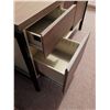 Image 10 : Wood-Laminate Storage Cabinet with Sliding Doors and Drawers