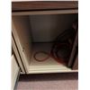 Image 11 : Wood-Laminate Storage Cabinet with Sliding Doors and Drawers