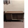 Image 2 : Wood-Laminate Storage Cabinet with Sliding Doors and Drawers