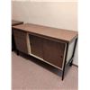 Image 4 : Wood-Laminate Storage Cabinet with Sliding Doors and Drawers