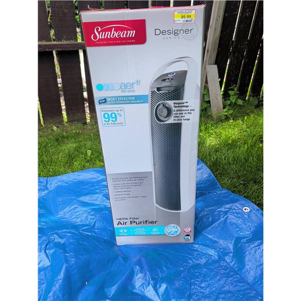 Sunbeam Designer Series HEPA Filter Air Purifier