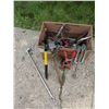 Image 1 : Hand Tools Including Axe, Hammers, Sockets, and Clamps