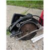 Image 2 : Tool Lot with Black & Decker Circular Saw, Red Metal Toolbox, and Hand Tools