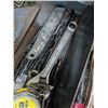 Image 3 : Metal Toolbox With Assorted Hand Tools and Electric Drill
