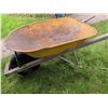 Image 3 : Steel Wheelbarrow with Wooden Handles and Pneumatic Tire