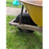 Image 4 : Steel Wheelbarrow with Wooden Handles and Pneumatic Tire