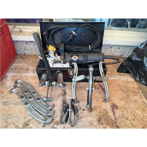 Black & Decker Armature Bearing Puller Kit with Electric Motor