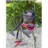 Image 1 : Cleaning Equipment Lot: Craftsman 60L Shop Vac, Spin Mop, Brooms, Squeegee