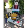 Image 1 : Outdoor Camping Gear Lot Including Coleman and Rubbermaid