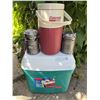 Image 5 : Outdoor Camping Gear Lot Including Coleman and Rubbermaid