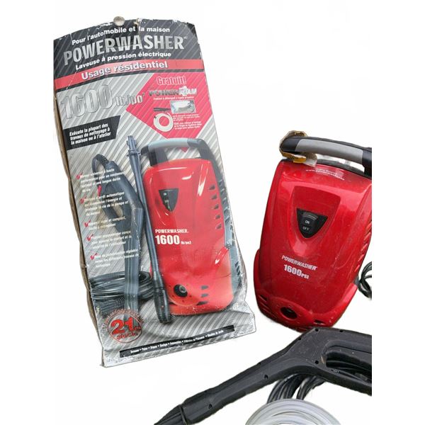 Powerwasher 1600 PSI Electric Pressure Washer