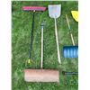 Image 3 : Yard and Snow Tools Including Shovels and Brooms